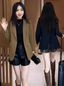 Áo Blazer Đen Dành cho Phụ Nữ Nhỏ Gọn Phong Cách Thoáng Mát Elegance