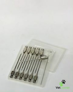 Hypodermic Stainless-Steel Needles - (SIZES = 19 G X 1 & 19 G X 3/4)