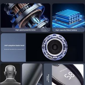 MONLEYTA | German Powerful Electric Hair Clipper Mens Shaving Machine Self-Haircut Device New 2025 Model Barbershop Quality Home Use