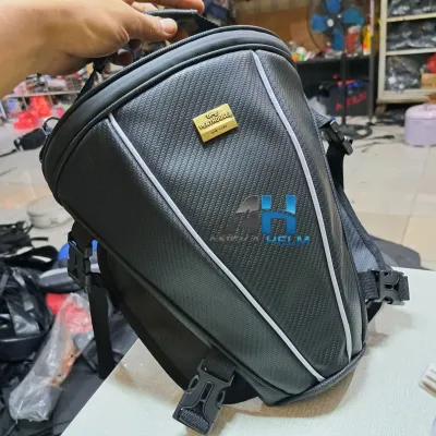 tail bag tas motor touring box motor jok belakang tailbag hexa tas pannier