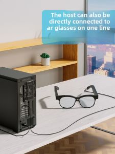 Xreal Thunderbird AIR2 Computer Game Machine Cast Display Panel Cable Nreal AR Glasses HDMI to Type-C Video Cable