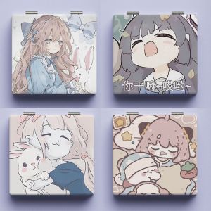 Mini Gương Trang Điểm Gấp Gọn Dễ Thương Hoạt Hình Dành Cho Học Sinh Nữ Tiện Lợi Khi Đi Du Lịch Và Sử Dụng Hàng Ngày