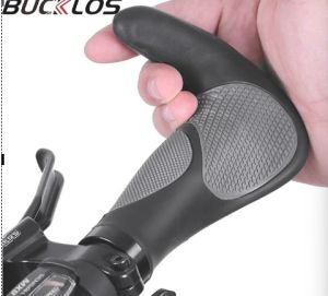 BUCKLOS Bicycle Grip Extended Rod Non slip Rubber Bicycle Grip Durable MTB Cuff Bicycle Accessories