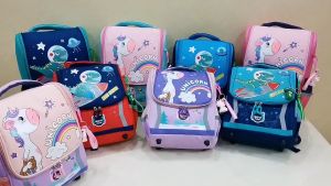 Children Cute Cartoon School Bag Fashion Unicorn Large Capacity Waterproof Backpack For Boys Girls