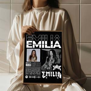BILIBILI | Emilia Mernes Singer Classic Vintage Classic Vintage Posters Decoracion Painting Wall Art White Kraft Paper Kawaii Room Decor