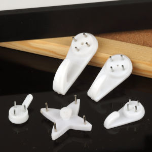 Invisible Wall Hooks Strong Load Bearing No Trace Wedding Photo Special Use Picture Hanging Hooks Plastic Material Easy Installation