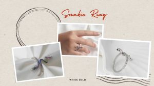 DAVINA Ladies Snackie Ring Sterling Silver 925 - Cincin Wanita Perak S925 Ular Adjustable