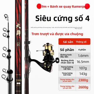 BEIMINGYU | Cần câu lục trượt nổi bằng carbon