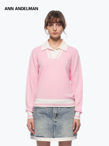 ANN ANDELMAN | Color Block Casual Polo Knitwear