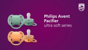 (Loose Pack) Philips Avent Peach Ultra Soft Air Orthodontic Silicone Baby Soother / Pacifier Puting Bayi (0-6M)- 1 Pcs