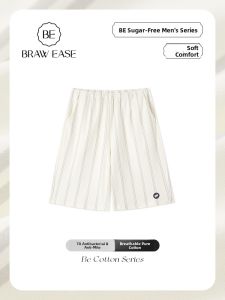 BE | Cotton Stripe Sleep Shorts