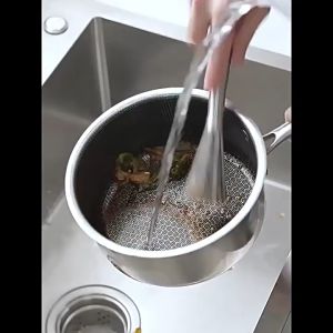 Chổi Inox 304 Chuyên Dùng Cọ Chà Rửa Nồi Chảo Siêu Sạch Siêu Nhanh