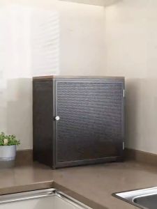 【PLAYFUL】 Multi Function Storage Cabinet Cupboard Kitchen Shelf Household Products Storage Table Top Cup Bowl Dish Storage Box Organizer