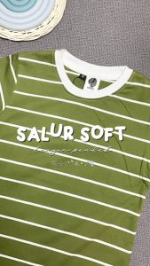 Kizzu Kaos Anak Salur Premium Usia 1-12 Tahun Stripe
