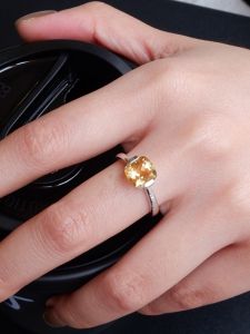 Nhẫn Ngọc Bích Vàng Cho Nữ Nhẫn Ngọc Bích Pha Lê Tự Nhiên Nhẫn Ngón Trỏ Bạc Nguyên Chất S925 Nhẫn Đính Đá Quý Sang Trọng