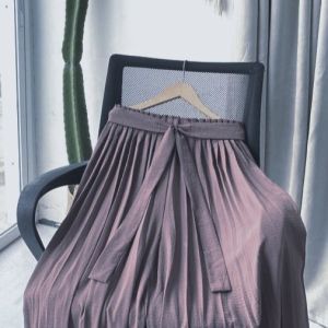 Rok RETTA Crinkle Mayung Lebar || Rok Jumbo Panjang 100 cm