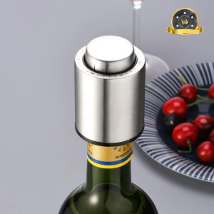 Vacuum Wine Bottle Cap Stopper Sealed Storage Vacuum Memory Wine Stopper Push Style Barware Wine Cork Black Bar Tools