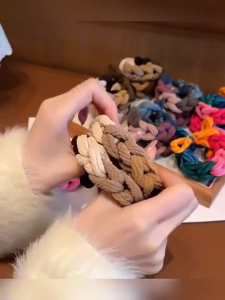 Butterfly Hair Tie 🎀 蝴蝶发绳发圈 Getah Rambut Warna Dopamin Elastic Durable Headband Hair Rope Hair Band Hair Accessories