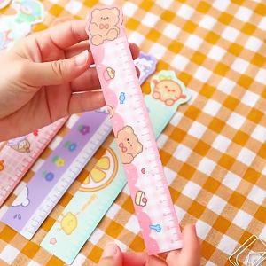 Thước Kẻ Nhựa Dẻo PP Siêu Bền Không Dễ Gãy In Các Loại Hoạt Hình Khủng Long Rất Dễ Thương