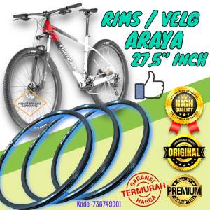 (( VELG ARAYA 27.5 / 32H DISC )) Rim Velg Rims Sepeda MTB Gunung Ukuran Size 27.5 inch 650b Alloy Aluminium Double Wall