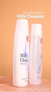 Paket VIVA MILK CLEANSER DAN FACE TONIC SPIRULINA 100ml + KAPAS KECANTIKAN SELECTION FACIAL COTTON