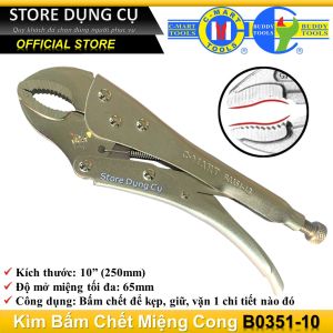 Kìm bấm chết miệng cong C-Mart B0351-10