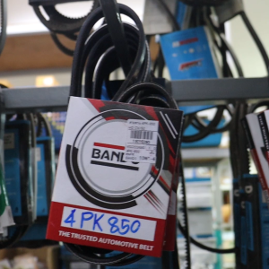 สายพาน 4PK-850 ยี่ห้อ BANDO (พัดลม/แอร์/ไดชาร์ท/เพาเวอร์) HONDA CIVIC 1992