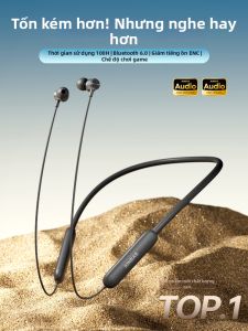 Kinbas | Tai Nghe Bluetooth Nhập Tai Hủy Tiếng Ồn Dây Đeo Cổ Pin Dài 100 giờ