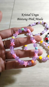 Gelang Aesthetic Kristal Bintang Wanita