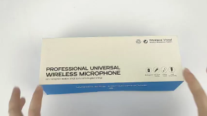 【Range 100m】100%Original Golden Wireless Microphone UHF HD sound 18650 battery Dual Handheld Mic