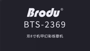 BTS-2369 3600mAh 75W Portable Wireless Audio Speaker with Large LED Light Effect Equipped with Low-Volume Bluetooth Speaker and Wireless Microphone
