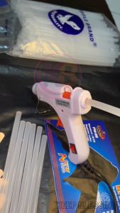 (Bonus Lem 10 Pcs) Alat Lem Tembak Cepat Panas 20w - Glue Gun Esco P88 - Pistol Lem Tembak - Multiwarna - Keep Blessing