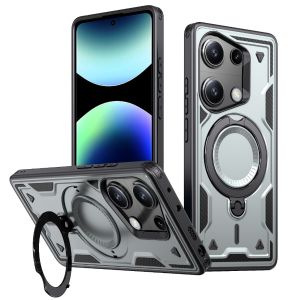 For Magsafe Phone Case For Xiaomi Redmi Turbo5 Max Turbo4 Note 13 14 15 Pro+ Plus 5G 14S 13R 360° Magnetic Ring Holder Cover