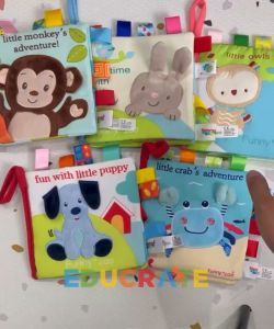 EducratePH Baby Soft Sensory Cloth Book / Visual Stimulation Colorful newborn