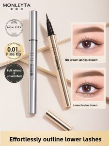 MONLEYTA | Ultra-Fine Soft Brush Tip Waterproof Long-Lasting No Smudging Lower Lash Eyeliner Pen Metal Eye Liner Pen By MONLEYTA