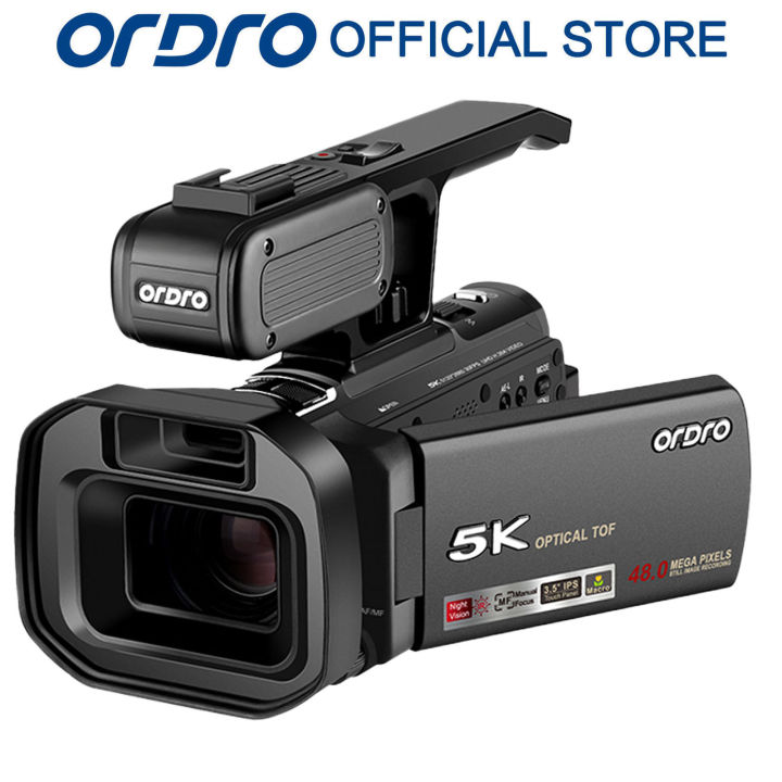 ORDRO Video Camera 5K 30FPS Camcorder 48MP Photo Vlogging Camera 12X ...
