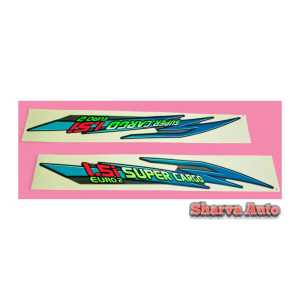 Sticker striping stiker List Body CARRY PICKUP 1.5 i 1500cc Super Cargo Euro 2 futura pick up / stiker bak samping mobil carry pickup 1.5 Kendaraan