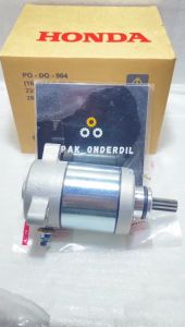 MOTOR STATER ASSY DINAMO STATER HONDA CBR 150 LED CB 150 CB SUPRA GTR SONIC 150 BARU ASLI ORIGINAL HONDA