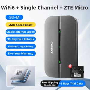 PISEN | Unlimited Speed Nationwide Mobile WiFi No Monthly Fee WiFi 6 Portable