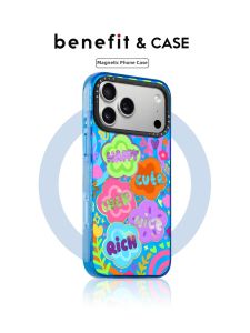 Magnetic Anti-Drop Case for iPhones with Flower Design