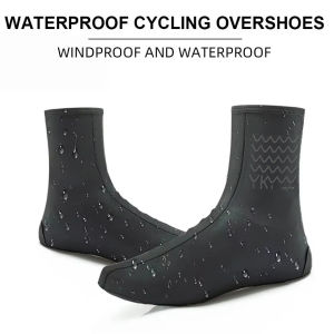 Ykywbike Cycling Shoes Covers YAS308 Waterproof Overshoes Bicycle Bike Reflective Windproof MTB Road Keep Warm Lock Protector