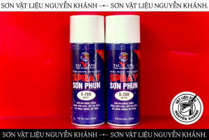 Sơn xịt TaiYang mã S-200 màu trắng White – Sơn phun đa năng 400ml sơn xịt trắng dùng cho kim loại gỗ nhựa bê tông
