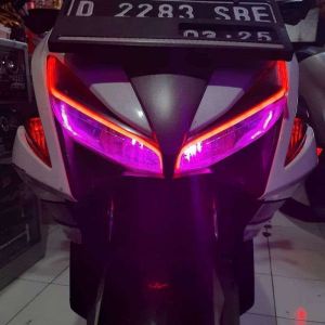 LED ALIS FLEXIBEL NON BINTIK sepasang kiri kanan 2pcs