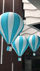 1PC 40cm Hot Air Balloon Paper Lantern Colorful Kids Birthday Party Wedding Festival Home Decoration Lanterns Craft Supplies