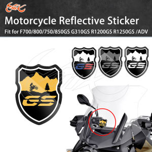 2PCS Motorcycle GS Stickers Decals Fit for BMW G310GS F650GS F700GS F750GS F800GS F850GS R1200GS R1250GS Adventure