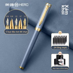 HERO | Bút Ký Nibs Thẳng Đẹp Mắt Có Thể Bơm Mực
