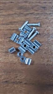 FLEOR | FLEOR 2 Đôi Dây Đàn Guitar Chrome Cây & Bộ Giữ Dây Kim Loại Hướng Dẫn Sử Dụng Dây Kim Loại Bộ Phận Đàn Guitar Bass Để Thay Thế
