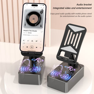 3 In 1 Mobile Phone Bracket Bluetooth Speaker Power Bank Rotating Foldable Lazy Car Desktop Holder Stand For Cell Phone Tablets IPad