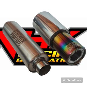 Knalpot mobil hks dan resonator bass adem bas bulat semua mobil Jaz Brio Mobilio Avanza Agya Ayla