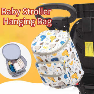 Multifunctional Baby Stroller Bag Protable Baby Nappy Diaper Bags Stroller Hanging Basket Mommy Bag